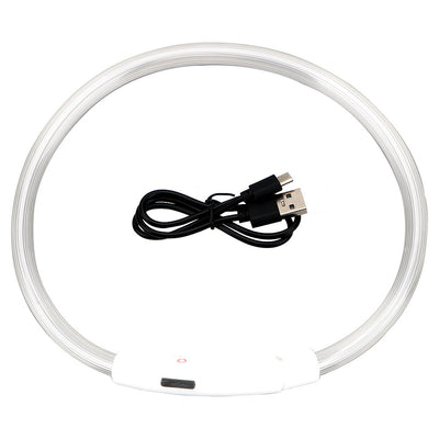 USB Rechargeable Pet Luminous Collar Three Flashing Modes