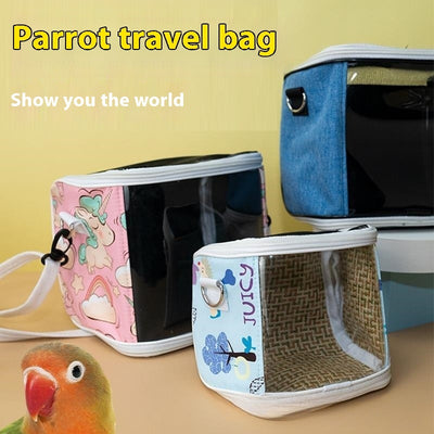 Pet Parrot Portable Breathable Backpack