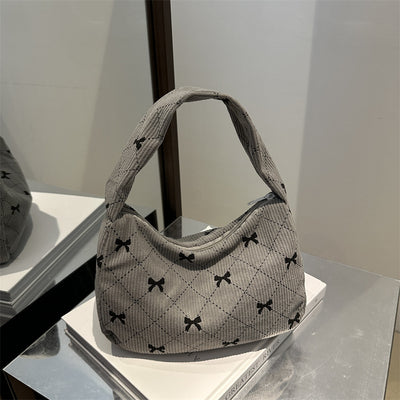 Corduroy Fashion Hand Cloth Suitcase Women